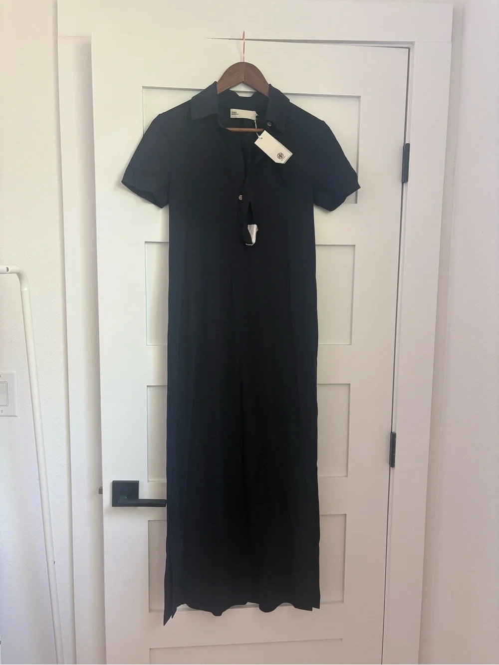 NWT Tory Burch Knit Polo Belted Midi Dress